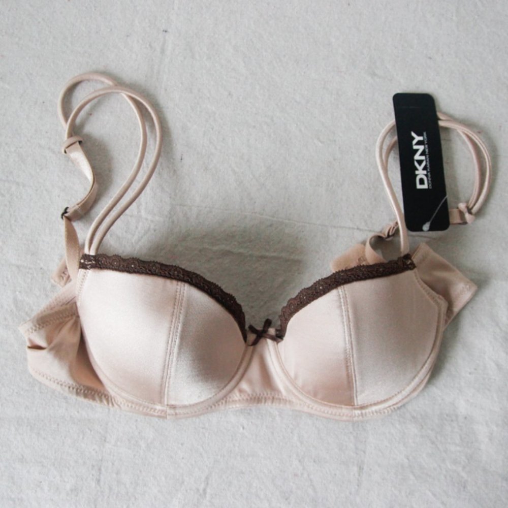 DKNY Tan Lace Bra